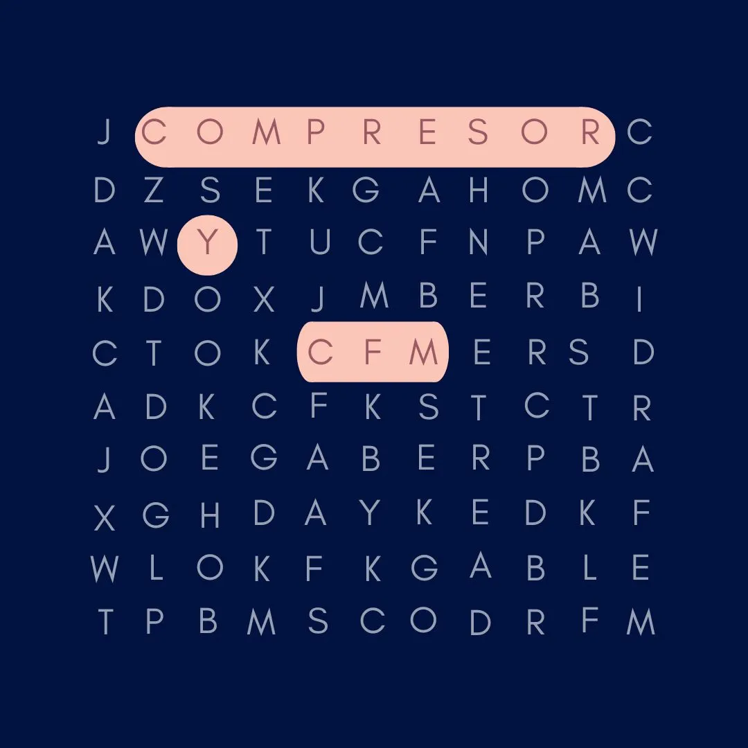 COMPRESOR Y CFM COMPRESOR Y CFM