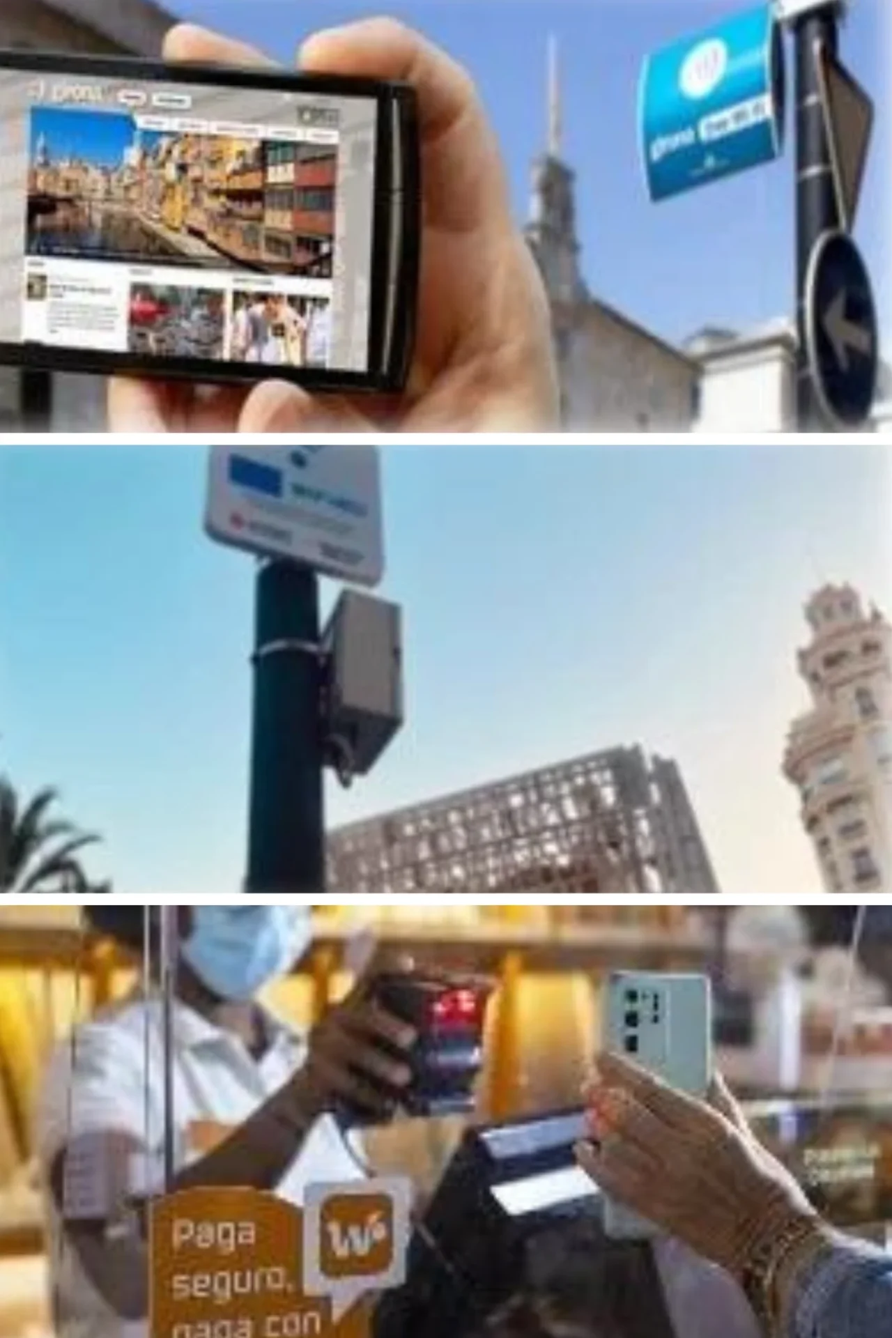 3 imágenes soluciones red y datos